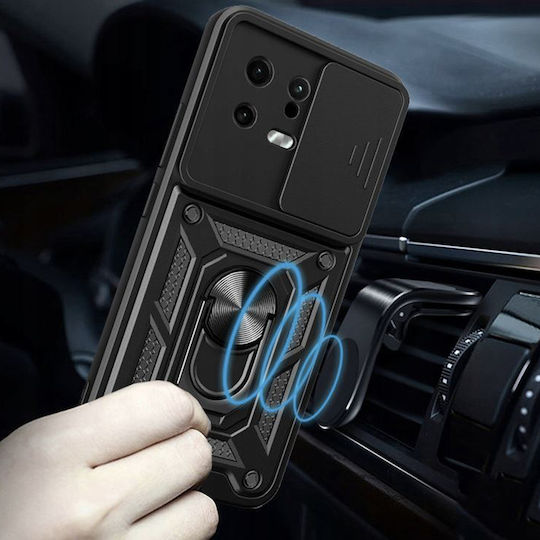 Techsuit CamShield Series Back Cover Plastic / Silicon Negru (Xiaomi 13)
