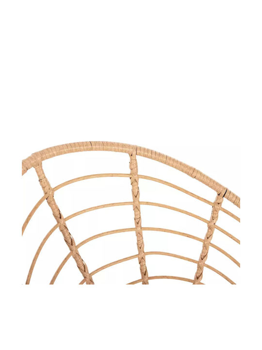 Πολυθρόνα Εξωτερικού Χώρου Rattan Allegra Μπέζ 73x78x88εκ.