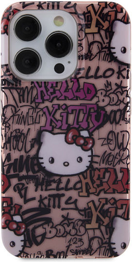 Hello Kitty Задна корица Пластмаса Розов (iPhone 14 Pro)