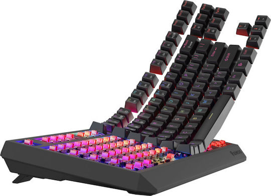 Genesis Thor 230 Ασύρματο Gaming Μηχανικό Πληκτρολόγιο Tenkeyless με Outemu Red διακόπτες και RGB φωτισμό (Αγγλικό US)