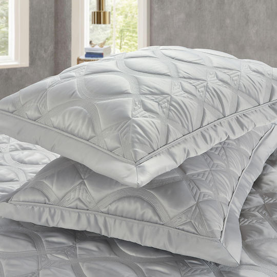 Liolios Home Подредба Покривало Кингсайз Бежов 250x240см 3бр