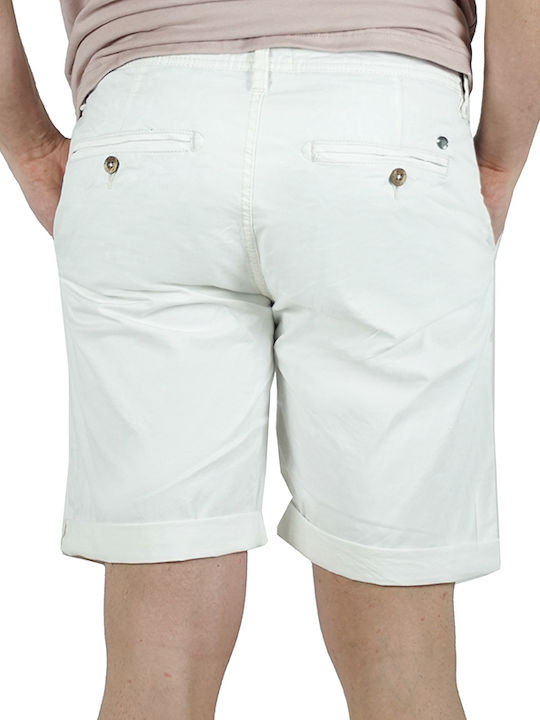 Herrenshorts Chino Weiß