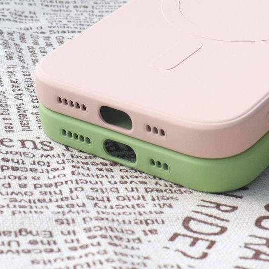 Tel Protect Umschlag Rückseite Silikon 2mm Rosa (iPhone 15 Pro Max)