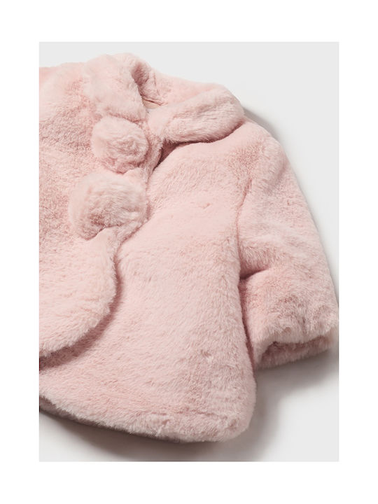 Mayoral Kids Coat Pink