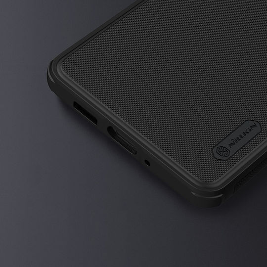 Nillkin Super Frosted Back Cover Plastic Set cu Geam Negru (iPhone 14 Plus) 6902048248137
