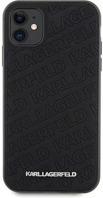 Karl Lagerfeld Plastic Back Cover Black (iPhone 11)