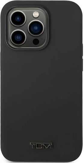 Tumi Umschlag Rückseite Silikon Schwarz (iPhone 14 Pro)