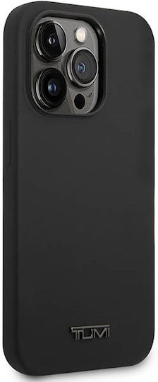 Tumi Umschlag Rückseite Silikon Schwarz (iPhone 14 Pro)