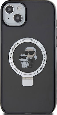 Karl Lagerfeld Umschlag Rückseite Kunststoff Schwarz (iPhone 14)