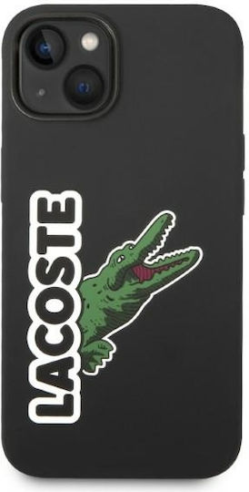 Lacoste Head Crocodile Back Cover Σιλικόνης Μαύρο (iPhone 14 Plus)