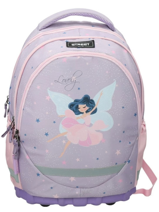 Τσαντα Σχολικη Street 531152 Fairy 31x16x43cm Εργονομική Πλάτη Air System Σκληρό Πάτο