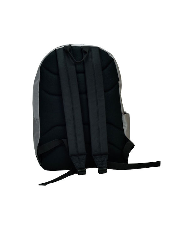Maui & Sons School Bag Backpack Junior High-High School Gray with Water Bottle Holder 23Liters