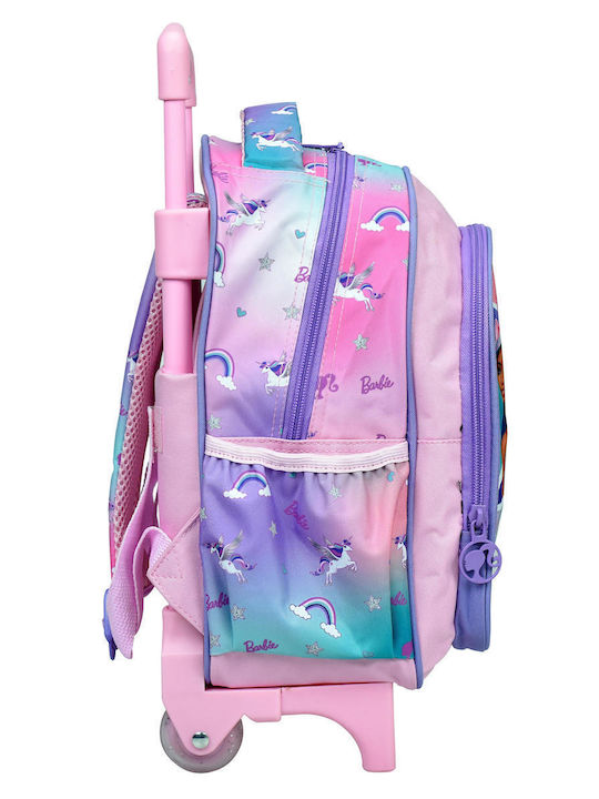 Gim Backpack School Bag Trolley Kindergarten Pink with Water Bottle Holder 12Liters