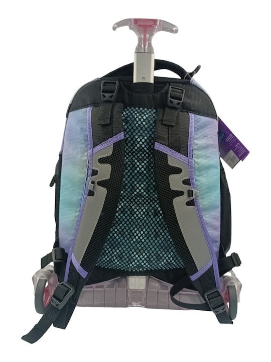 Polo Base- Free School Bag Trolley Elementary, Elementary Glitter Unicorn with Water Bottle Holder 25Liters 2024