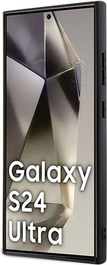 Ferrari Back Cover Δερματίνης / Δερμάτινο Μαύρο (Galaxy S24 Ultra)