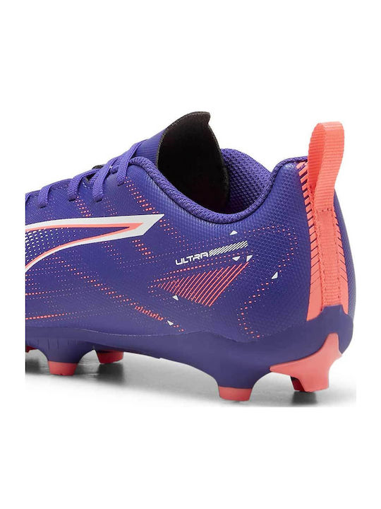 Ultra 5 Play Kids Molded Soccer Shoes Purple