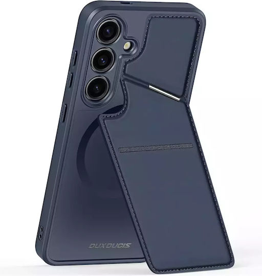 Dux Ducis Mag Back Cover Piele / Piele artificială Albastru (Galaxy S24)