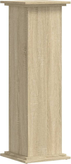vidaXL Suport de plante Lemn Bej 33bucx33bucx100buccm.