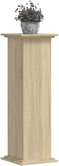 vidaXL Suport de plante Lemn Bej 33bucx33bucx100buccm.
