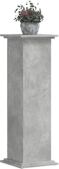 vidaXL Pflanzenständer Holz Grau 33cmx33cmx100cmcm.
