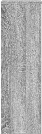 vidaXL Pflanzenständer Holz Grau 25cmx25cmx80cmcm. 2Stück