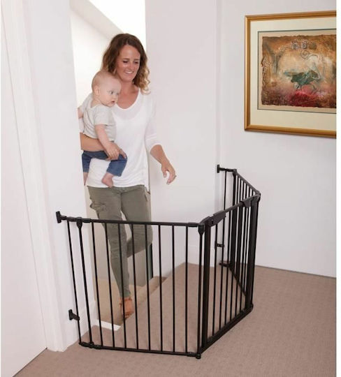 Dreambaby Security Door made of Metal in Black Color 200x74cm 1pcs