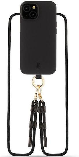 Just Elegance Back Cover Silicone / Plastic Black (iPhone 15)