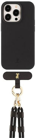 Just Elegance Back Cover Silicone / Plastic Black (iPhone 15 Pro)