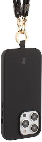 Just Elegance Back Cover Silicone / Plastic Black (iPhone 15 Pro)