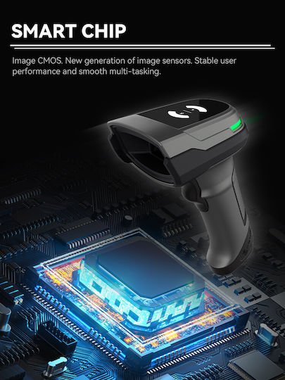 NG Handheld-Scanner Drahtlos mit 2D- und QR-Barcode-Lesefunktion
