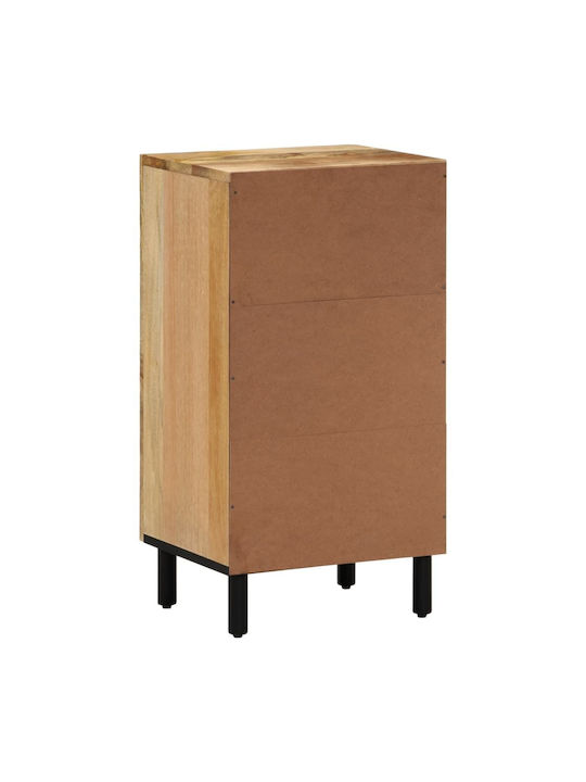 Cabinet Storage Βοηθητικό Made of Metal & Wood L40xW33xH75cm