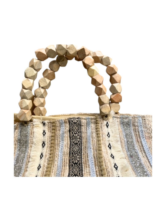 Damentasche Schultertasche Beige