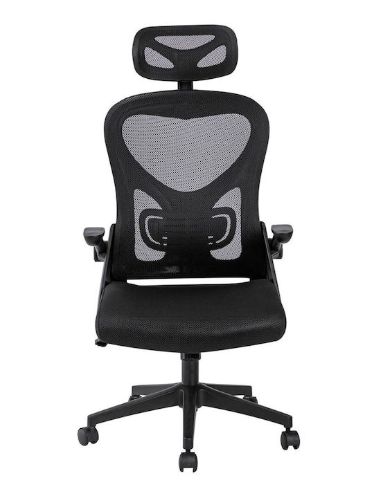 Scaun de birou cu înclinare și brațe reglabile Mesh Black Bf3050 Woodwell