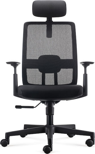 ErgoAction Active Plus Bürostuhl mit Einstellbaren Armen Schwarz