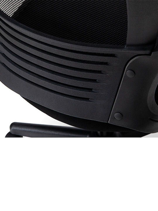 Rhea Reclining Office Chair with Fixed Arms Black Lamtech