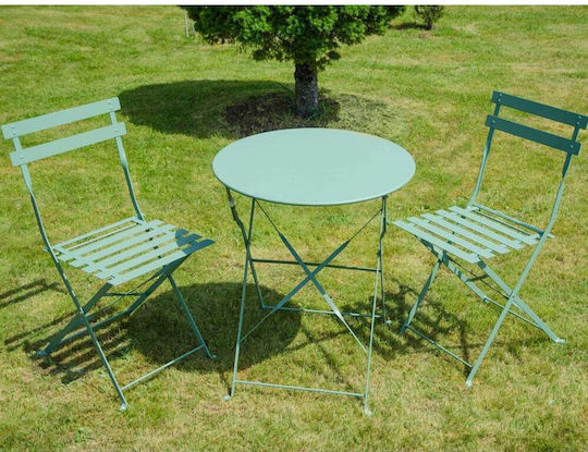 Garten- und Outdoor-Möbelsets für kleinen Außenraum 3 Stück Herstellerfarbe