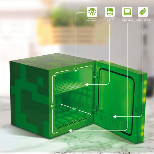 Minecraft Creeper Block Hotel Minibar 6,7lt
