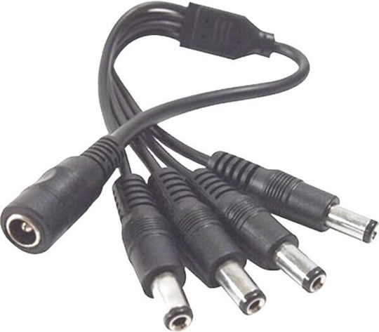 Ez-dcsp4 1xdc Female 4xdc Male Cable 5.5*2.1mm 40cm