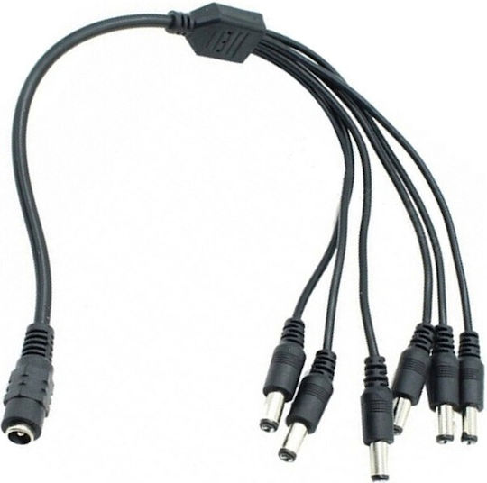 Ez-dcsp5 1xdc Female 5xdc Male Cable 5.5*2.1mm 40cm