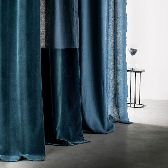 Am.Pm Curtain with Grommet Romane Green 350168728_18793_46 140x260cm