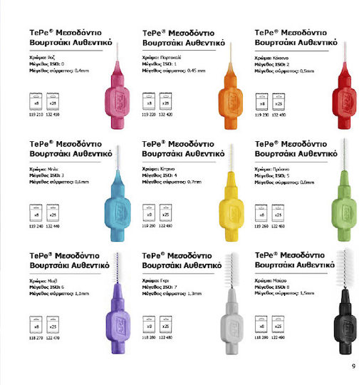 TePe Original Interdental Brushes 1.5mm Black 8pcs