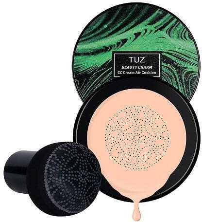 Cc Cream Air Cushion Foundation Tuz Beauty Charm 02 Natural Skin