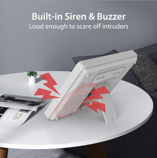 Staniot Wireless Alarm System with 2 Motion Detectors , 7 Door Sensors and 2 Remotes (Wi-Fi)