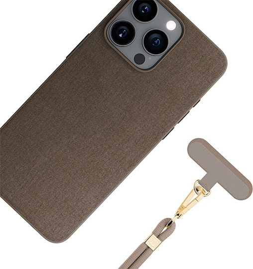 3MK Nackenriemen für Handys Braun