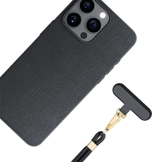 3MK Neck Strap for Mobile Phones Black