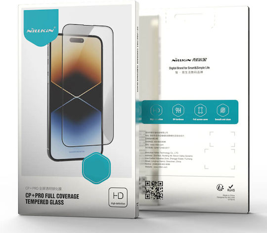 Nillkin Cp+ Pro 2.5D Vollflächig gehärtetes Glas Schwarz (Galaxy S24)