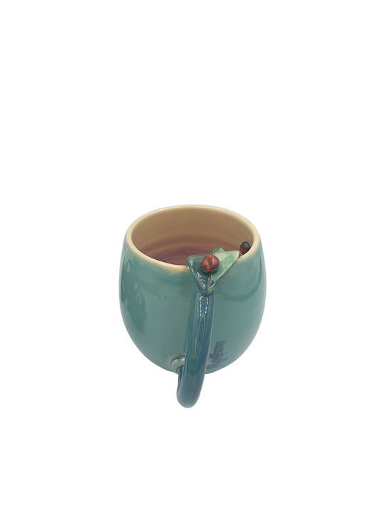 Tasse Keramik Blau 1Stück