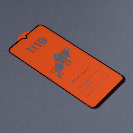 Techsuit 111d Vollkleber Vollflächig gehärtetes Glas Schwarz (Realme C51)