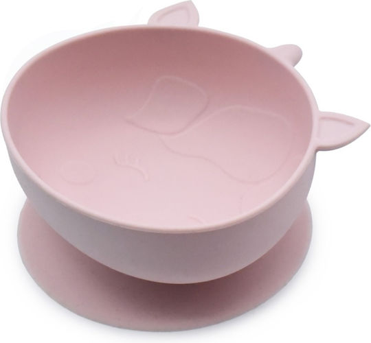 Melii Baby Food Bowl made of Silicone Pink Unicorn 2pcs