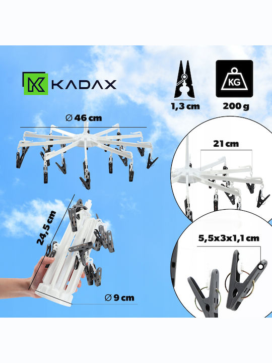 Kadax Folding Hanging Clothes Drying Rack